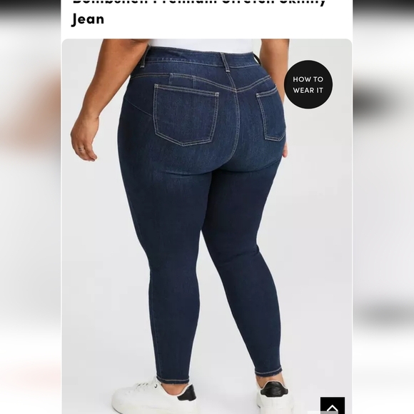 ❄️❄️ NWOT TORRID 18 Bombshell Premium Stretch Skinny Jean - Picture 2 of 5